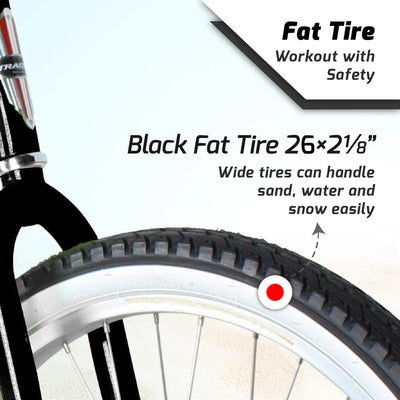 Tracer Bikes | Tracer Bora 26" Male Beach Cruiser Bike, Coaster Brake, Single Speed, Multiple Colors |  Chico USA, Inc. 