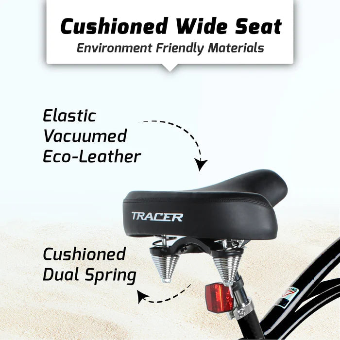 Tracer Bikes | Tracer Bora 26" Male Beach Cruiser Bike, Coaster Brake, Single Speed, Multiple Colors |  Chico USA, Inc. 