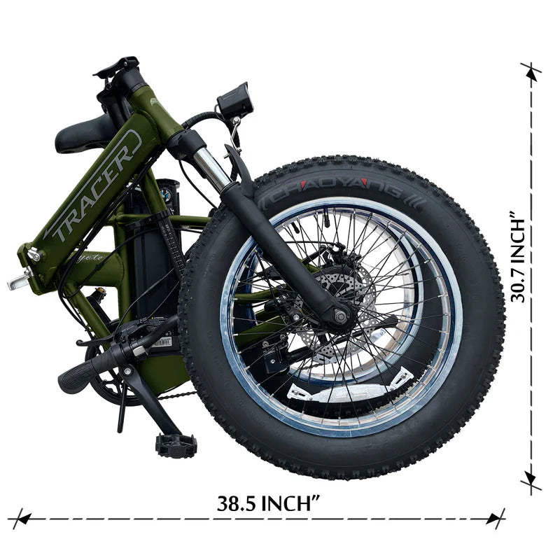 Tracer Bikes | Tracer Coyote 20" Aluminum Folding Electric Bike, 500W 48V, Multiple Colors |  Chico USA, Inc. 