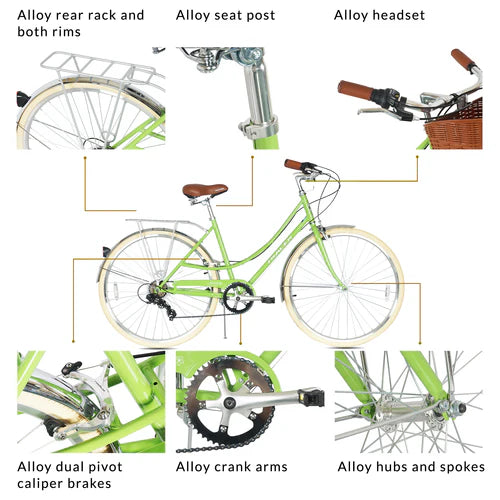 Tracer Bikes | Tracer Kelly 700C Hybrid City Bike, 7-Speed for Urban Commuting |  Chico USA, Inc. 