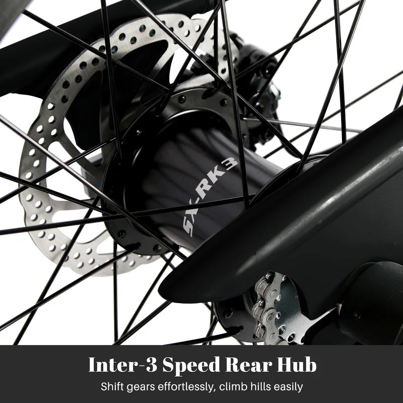 Tracer Bikes | Tracer Master 3i 20'' Internal 3-Speed Chopper Style Cruiser Bike with Fat Tires |  Chico USA, Inc. 