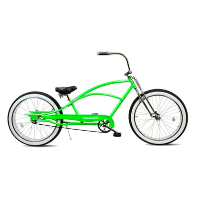 Tracer Bikes | Tracer Master DS 26" Dual Springer Chopper Stretch Beach Cruiser Bike with Fat Tires |  Chico USA, Inc. 