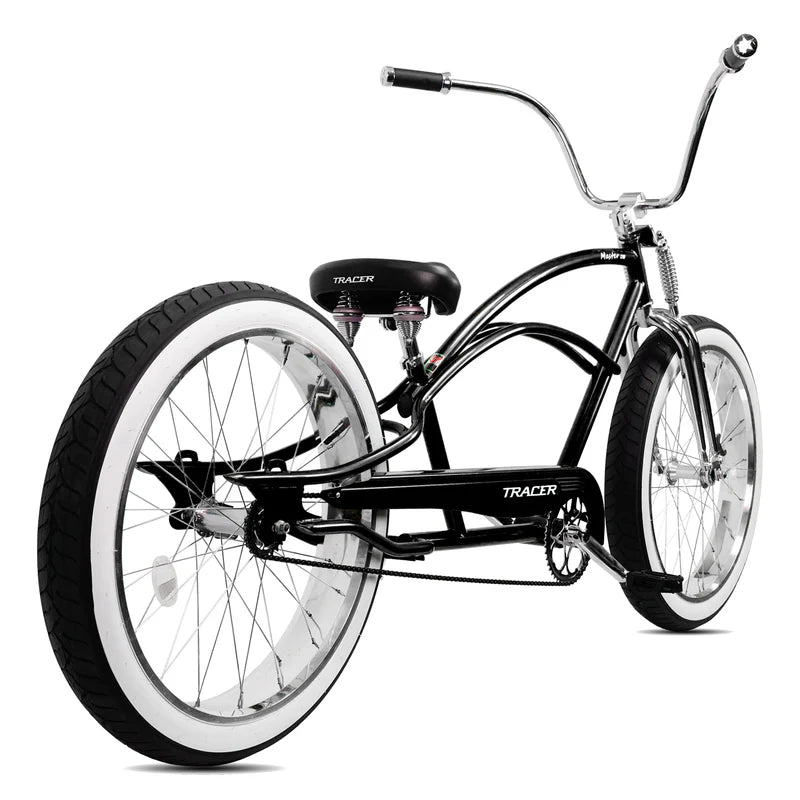 Tracer Bikes | Tracer Master DS 26" Dual Springer Chopper Stretch Beach Cruiser Bike with Fat Tires |  Chico USA, Inc. 