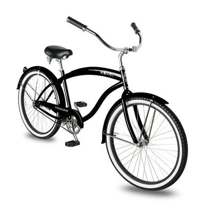Tracer Bikes | Tracer NOVA 26" Beach Cruiser Bike Single Speed with Moon-Type Handlebar and KT Coaster Brake for Men |  Chico USA, Inc. 