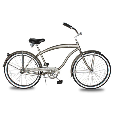 Tracer Bikes | Tracer NOVA 26" Beach Cruiser Bike Single Speed with Moon-Type Handlebar and KT Coaster Brake for Men |  Chico USA, Inc. 