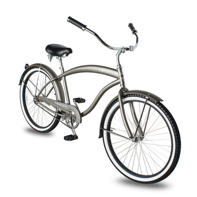 Tracer Bikes | Tracer NOVA 26" Beach Cruiser Bike Single Speed with Moon-Type Handlebar and KT Coaster Brake for Men |  Chico USA, Inc. 