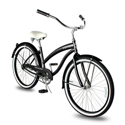 Tracer Bikes | Tracer NOVA 26" Beach Cruiser Bike Single Speed with Moon-Type Handlebar and KT Coaster Brake for Women |  Chico USA, Inc. 