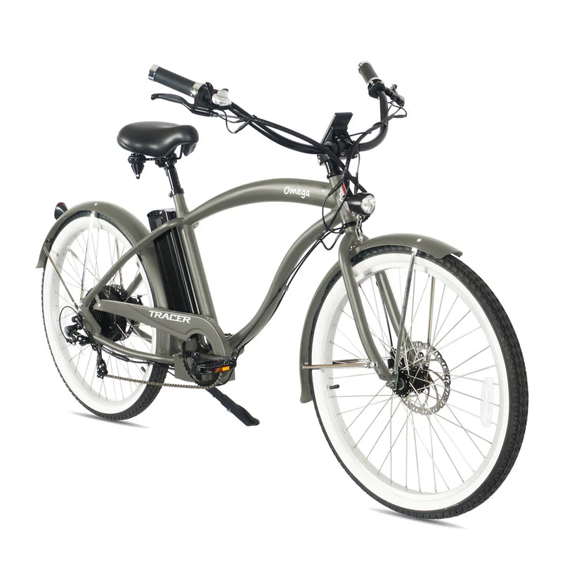 Tracer Bikes | Tracer OMEGA 26" 7-Speed Electric Beach Cruiser Bike for Men |  Chico USA, Inc. 