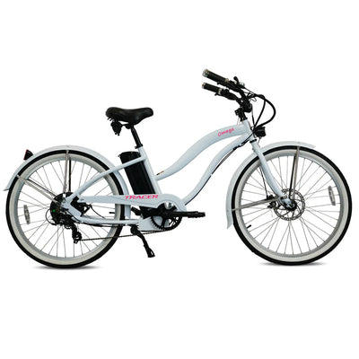 Tracer Bikes | Tracer OMEGA 26" 7-Speed Electric Beach Cruiser Bike for Women |  Chico USA, Inc. 