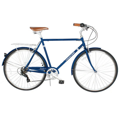 Tracer Bikes | Tracer Osaka 700C 7 Speed Hybrid City Bike with Moon-Type Handlebar for Men |  Chico USA, Inc. 