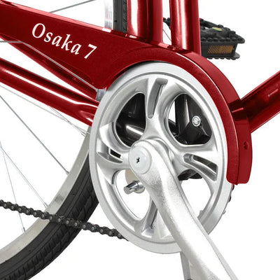 Tracer Bikes | Tracer Osaka 700C 7 Speed Hybrid City Bike with Moon-Type Handlebar for Men |  Chico USA, Inc. 