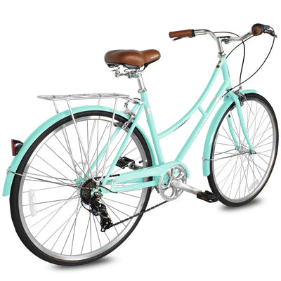 Tracer Bikes | Tracer Osaka 700C 7 Speed Hybrid City Bike with Moon-Type Handlebar for Women |  Chico USA, Inc. 