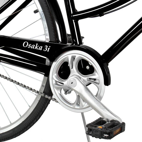 Tracer Bikes | Tracer Osaka 700C Internal 3-Speed Hybrid City Bike for Women with Back Rack |  Chico USA, Inc. 