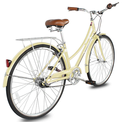 Tracer Bikes | Tracer Osaka 700C Internal 3-Speed Hybrid City Bike for Women with Back Rack |  Chico USA, Inc. 