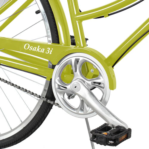Tracer Bikes | Tracer Osaka 700C Internal 3-Speed Hybrid City Bike for Women with Back Rack |  Chico USA, Inc. 