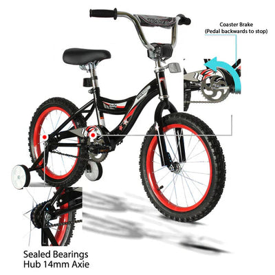 Tracer Bikes | Tracer Rocky 16-Inch Kids Bike with Training Wheels, Sturdy Steel Frame |  Chico USA, Inc. 