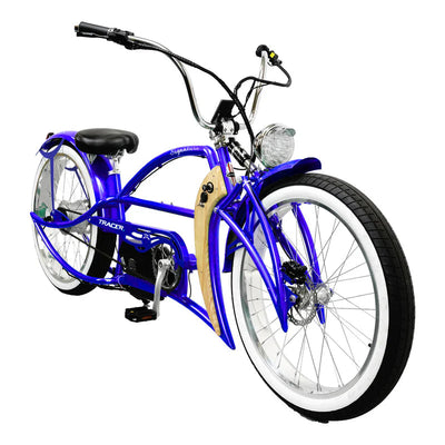 Tracer Bikes | Tracer Signature Pro 26" 800W Chopper Cruiser Electric Bike with Cigarette Lighter & USB Charging Port |  Chico USA, Inc. 