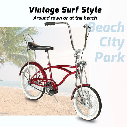 Tracer Bikes | Tracer Smart Classic Beach Cruiser Bike, Single Speed with 140H Rims |  Chico USA, Inc. 