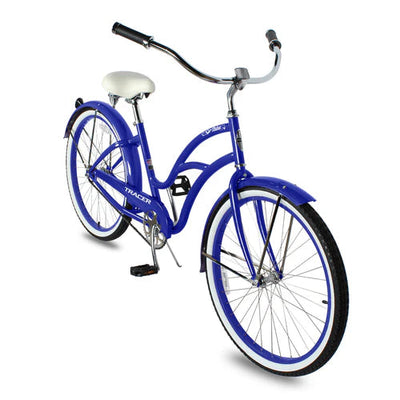 Tracer Bikes | Tracer TAHA 26" Female Beach Cruiser Coaster Brake Bike with Alloy Rims and Fenders 1 Speed |  Chico USA, Inc. 