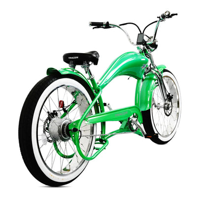 Tracer Bikes | Tracer Twenty5 DS 500W 26" Dual Springer Cruiser E-Bike with Shimano 7-Speed, Disc Brakes |  Chico USA, Inc. 