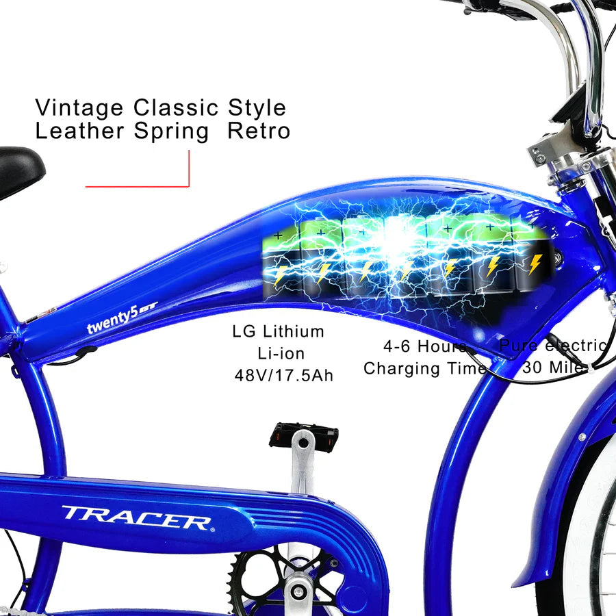 Chico⭐︎ Tracer Bikes Twenty5 GT 500W 26