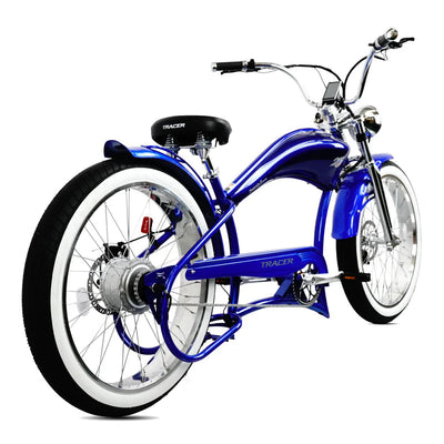 Tracer Bikes | Tracer Twenty5 GTS 500W 26" Cruiser E-Bike with Dual Springer Suspension |  Chico USA, Inc. 
