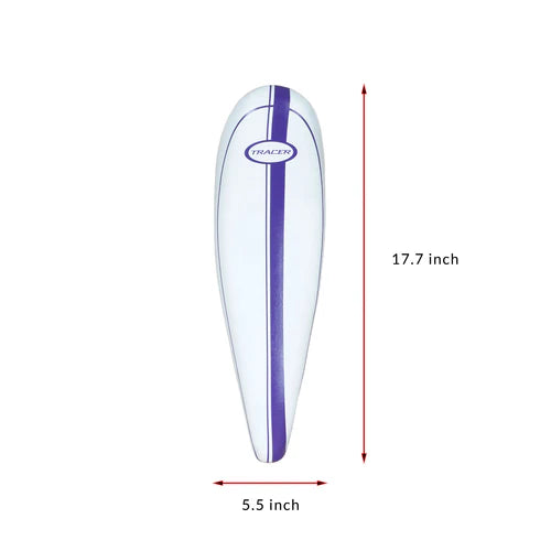 Tracer Bikes | Tracer SD-AF-3022-20 Lowrider Banana Saddle, White & Purple, 17.7" x 5.5" |  Chico USA, Inc. 