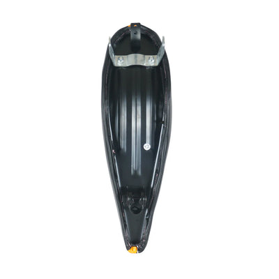 Tracer Bikes | Tracer SD-AF-3022-18 Lowrider Banana Saddle, Black & Orange, 17.7" x 5.5" |  Chico USA, Inc. 