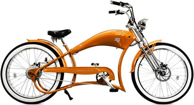 Tracer Bikes | Tracer FM-Twenty5 26" Stretch Cruiser Steel E-Bike Frame with Chain Guard for 26"x3.0, 4.0 Tires |  Chico USA, Inc. 