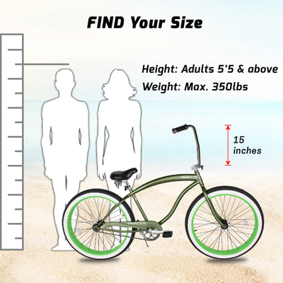 Tracer Avalon GT 29" Beach Cruiser Bike - 7-Speed & Single Speed - Chico USA, Inc.
