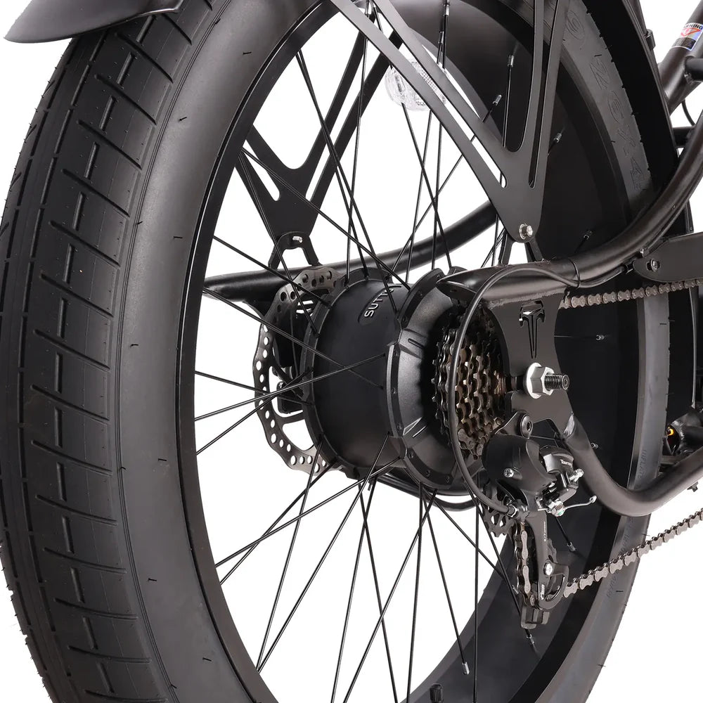 Tracer Bikes | Legend GT7 1000W Electric Cruiser Bike – 1000W Motor, Fat Tires, 80 Miles Range, Chopper Style |  Chico USA, Inc. 