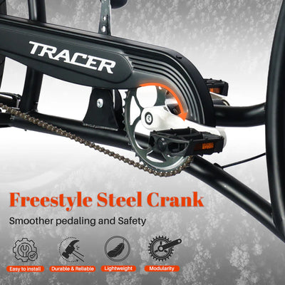 Tracer Bikes | Tracer SIENA GTS 3i Internal 3-Speed Classical Stretch Beach Cruiser Bike with Shifting Rod, Brakes, and Suspension Spring System |  Chico USA, Inc. 