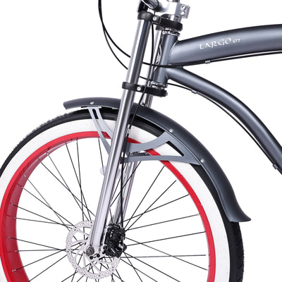 Micargi Largo GT7 29"  7-Speed Beach Cruiser Bike - Chico USA, Inc.