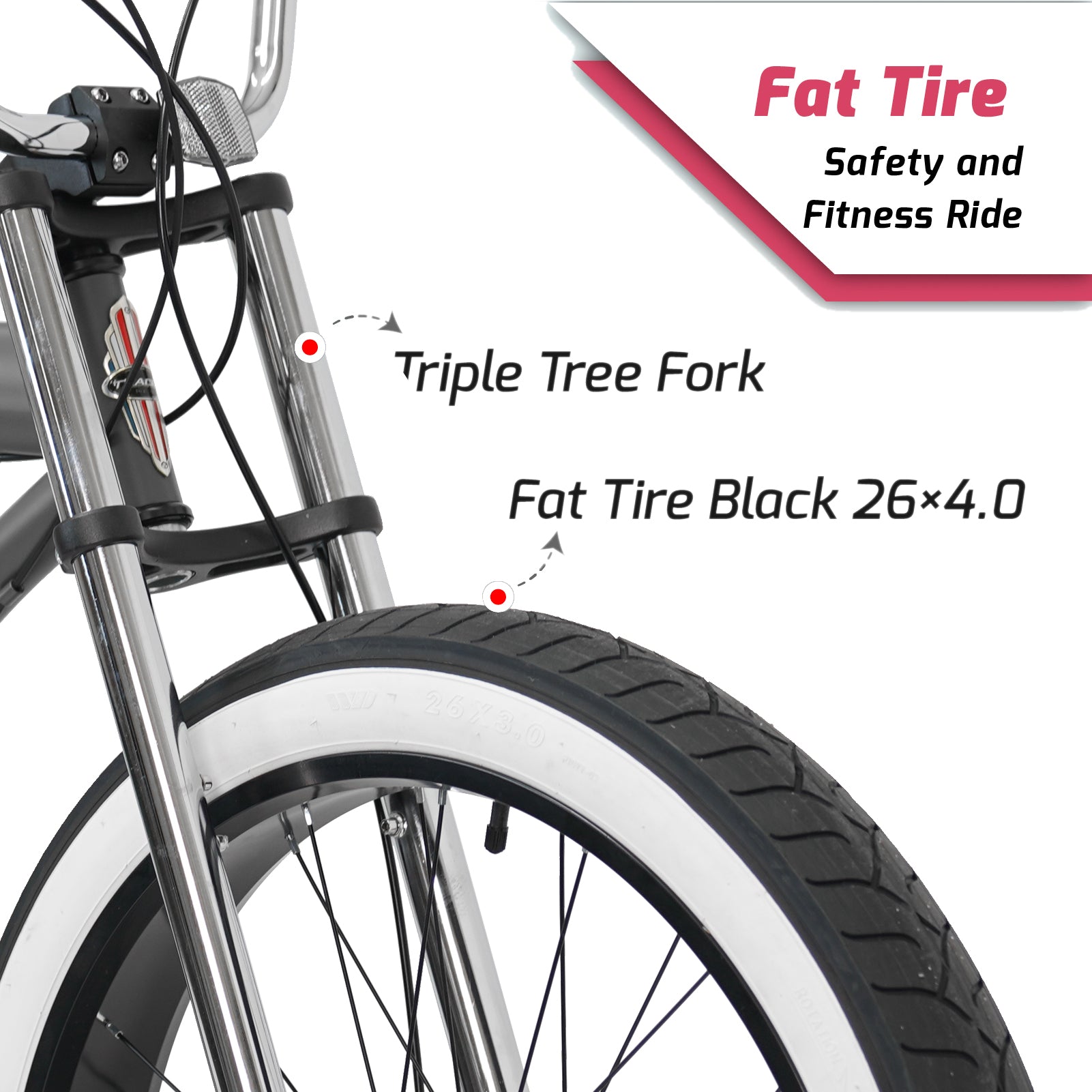 Tracer Avalon GT 29" Beach Cruiser Bike - 7-Speed & Single Speed - Chico USA, Inc.