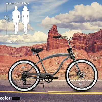 Tracer Avalon GT 29" Beach Cruiser Bike - 7-Speed & Single Speed - Chico USA, Inc.