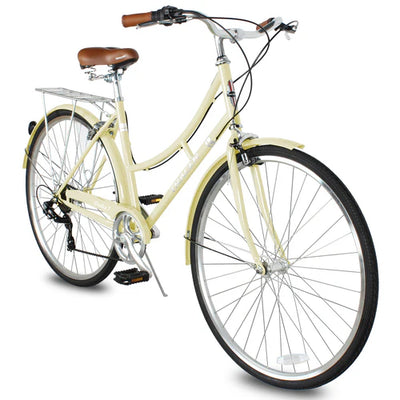 Tracer Bikes | Tracer Osaka 700C 7 Speed Hybrid City Bike with Moon-Type Handlebar for Women |  Chico USA, Inc. 
