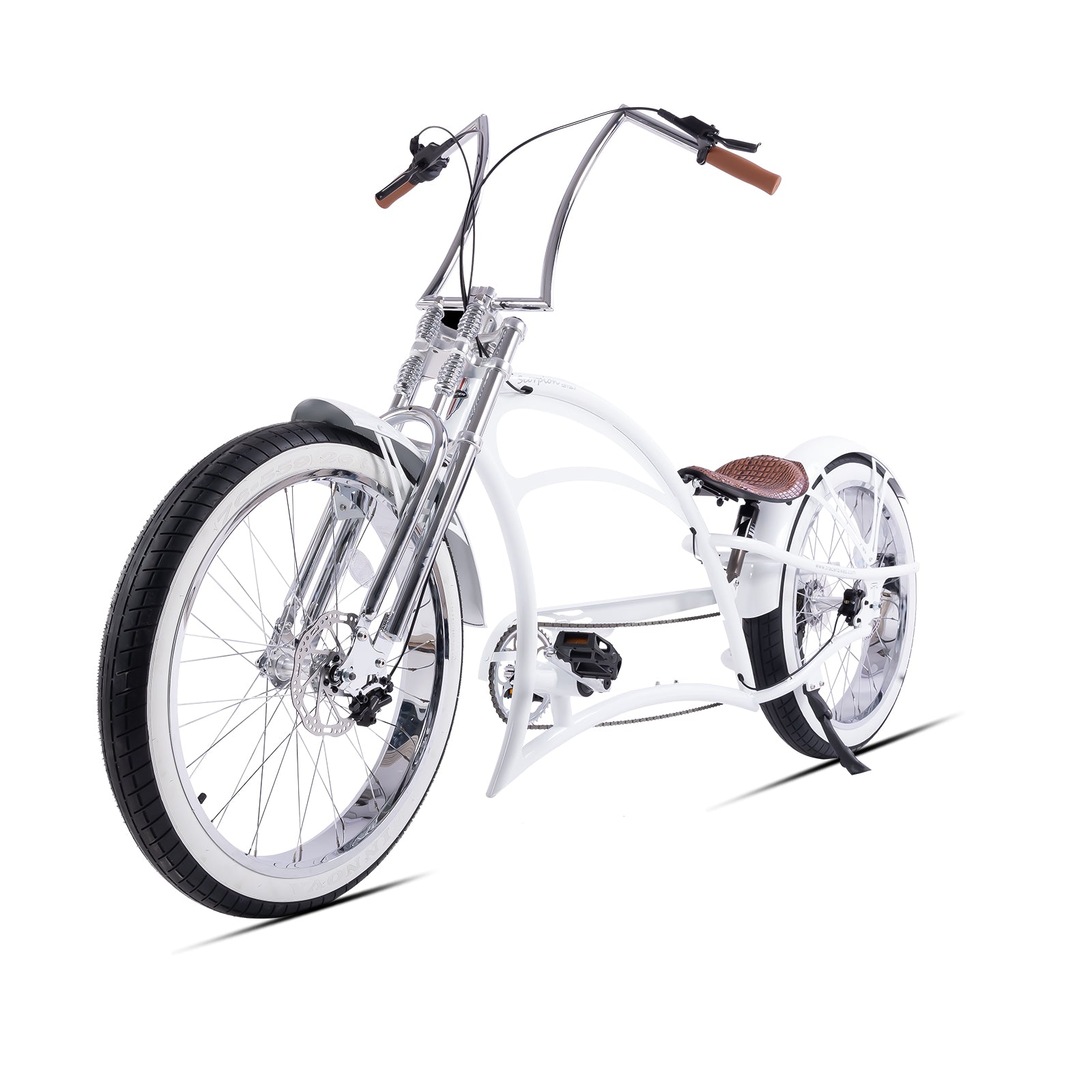 Scorpion GTS 7Speed Stretch Chopper Cruiser Bike - Chico USA, Inc.