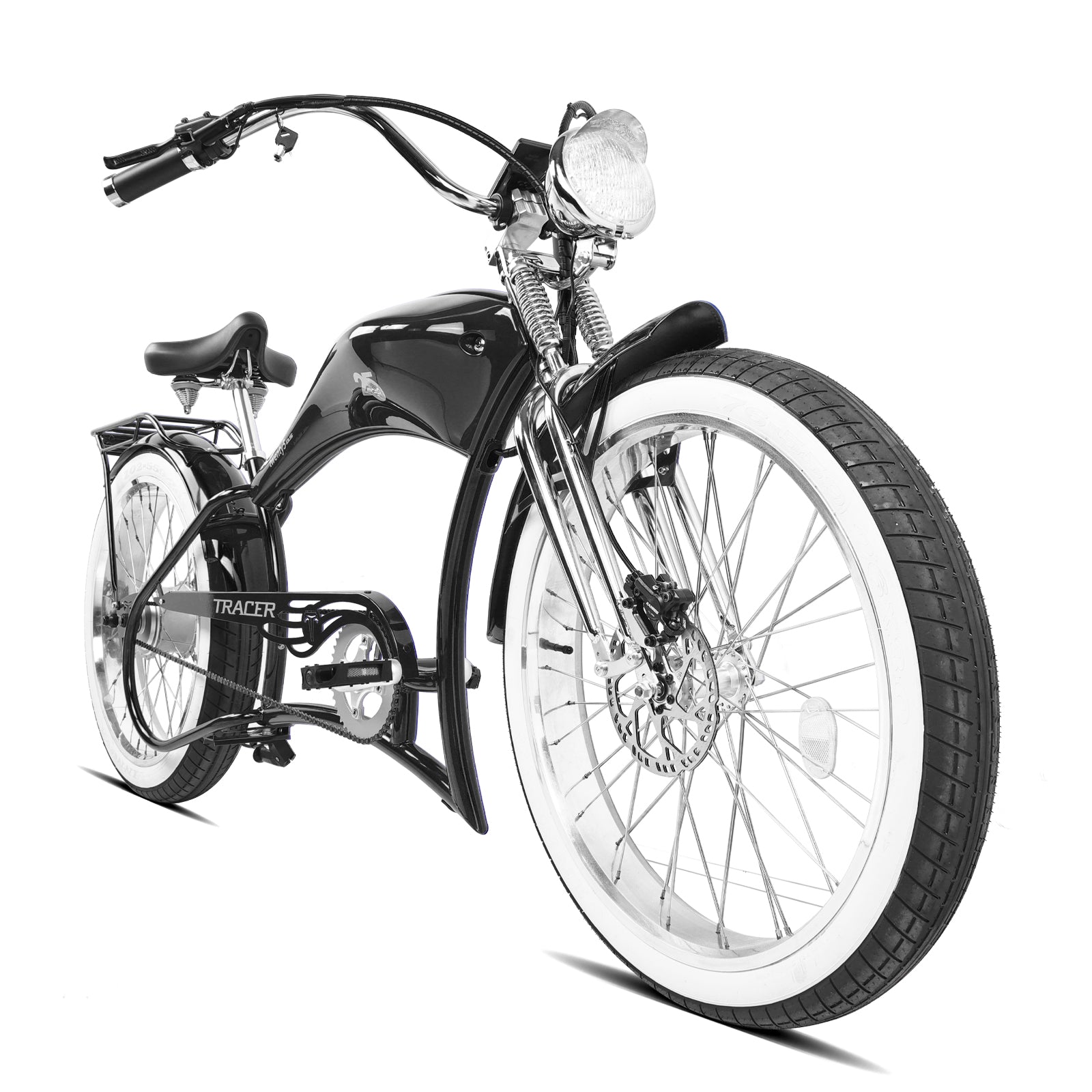 Tracer Twenty5 800w Stretch Cruiser Electric Bicycle - Chico USA, Inc.