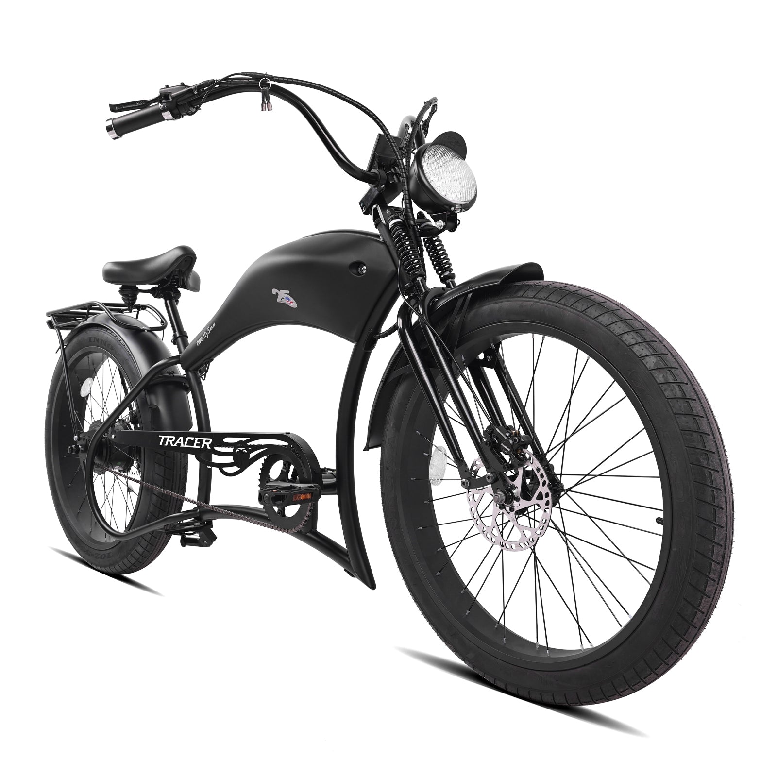 Tracer Twenty5 800W Chopper Styel Ebike - Chico USA, Inc.