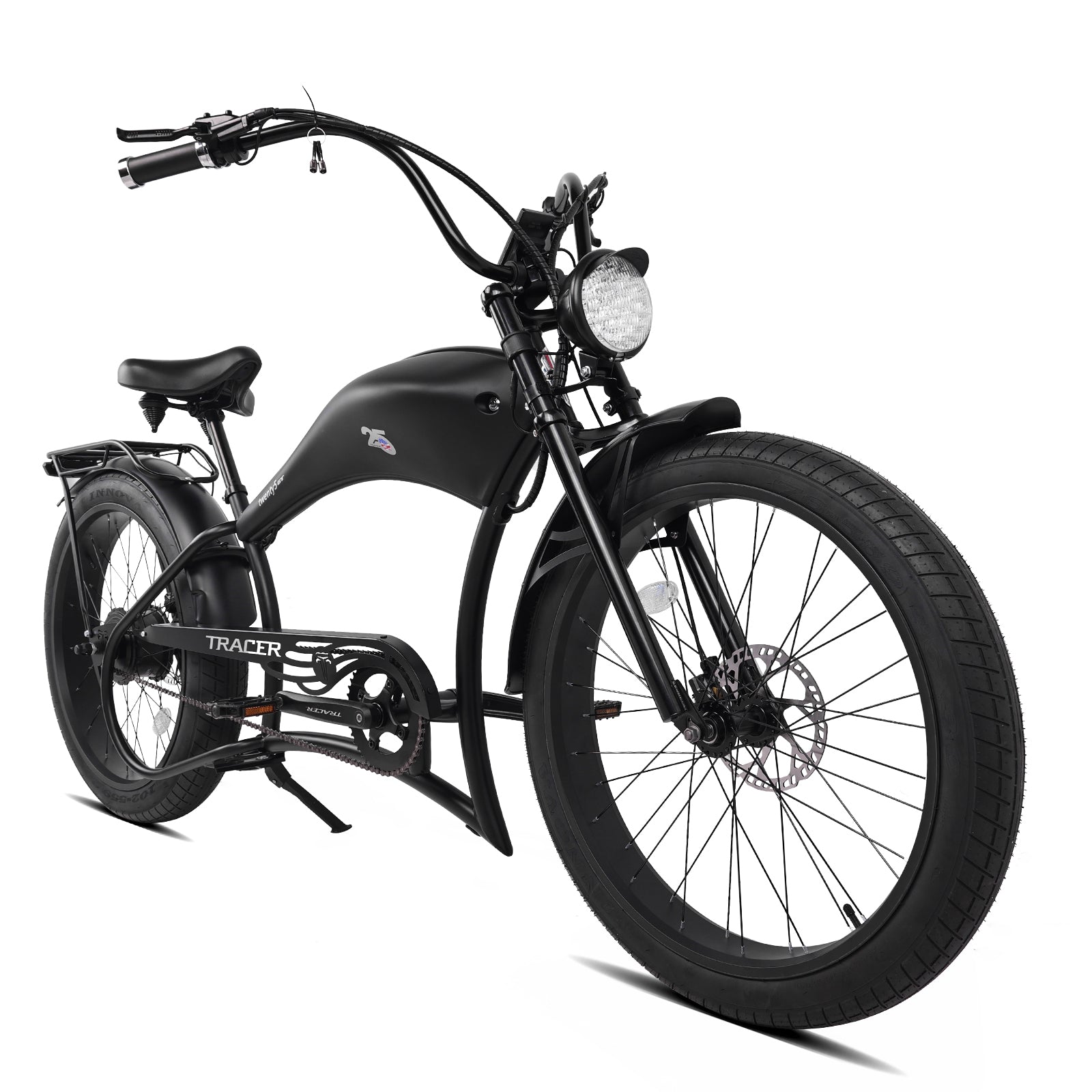 Tracer Twenty5 800w Stretch Cruiser Electric Bicycle - Chico USA, Inc.