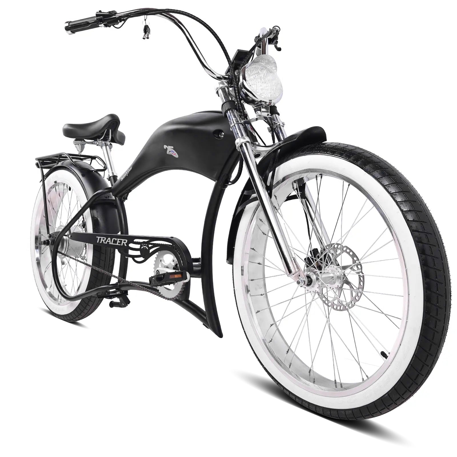 Tracer Twenty5 800W Chopper Styel Ebike - Chico USA, Inc.