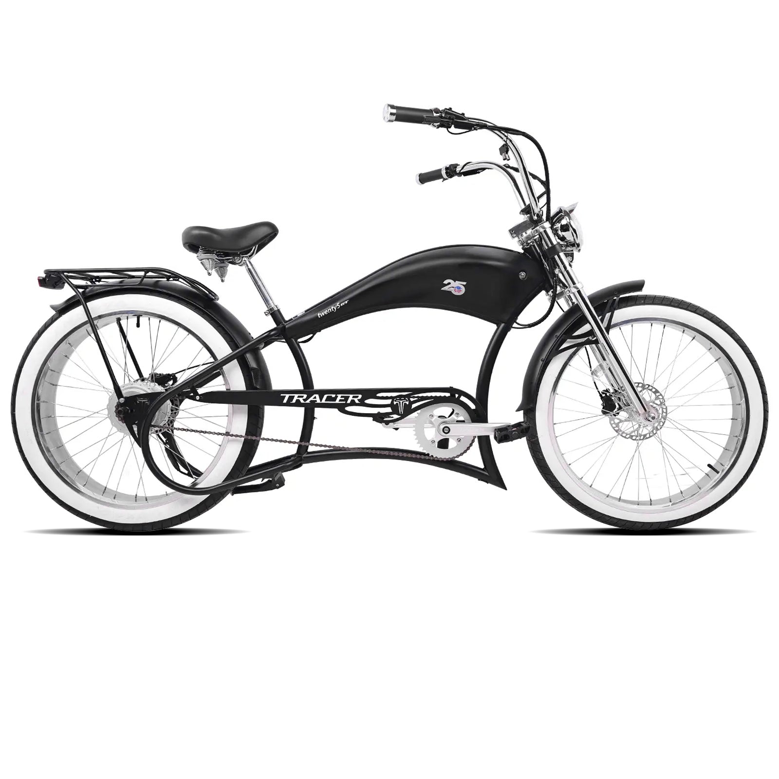 Tracer Twenty5 800W Chopper Styel Ebike - Chico USA, Inc.