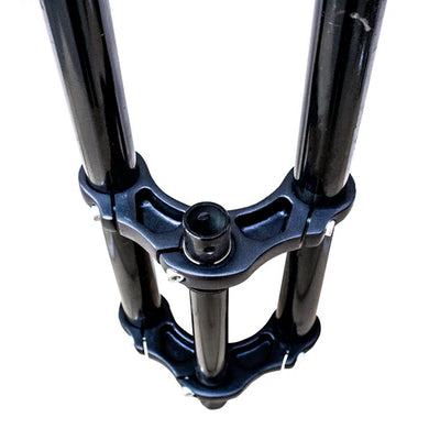 Tracer Bikes | Tracer FK-TP80300102D Triple Tree Fork, 1" Steerer for Disc Brake, Fits 2.125 Tire, Black/Chrome |  Chico USA, Inc. 