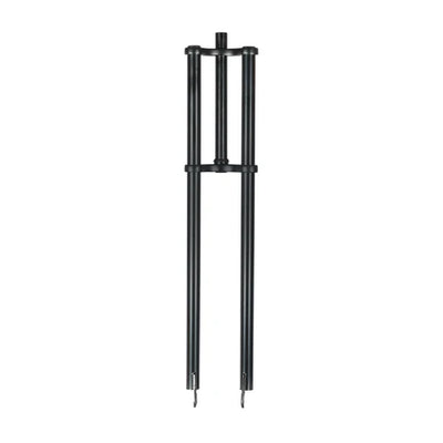 Tracer Bikes | Tracer FK-TP80300102D Triple Tree Fork, 1" Steerer for Disc Brake, Fits 2.125 Tire, Black/Chrome |  Chico USA, Inc. 