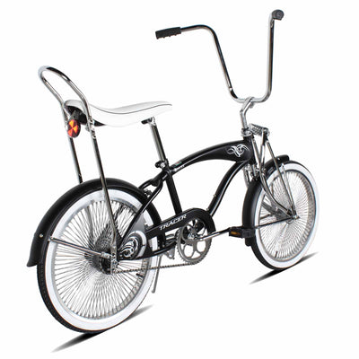Tracer Hyena Classic Beach Lowrider Bike with 20" Wheels and Banana Seat, Single Speed - Chico USA, Inc.
#color_mattle-black
