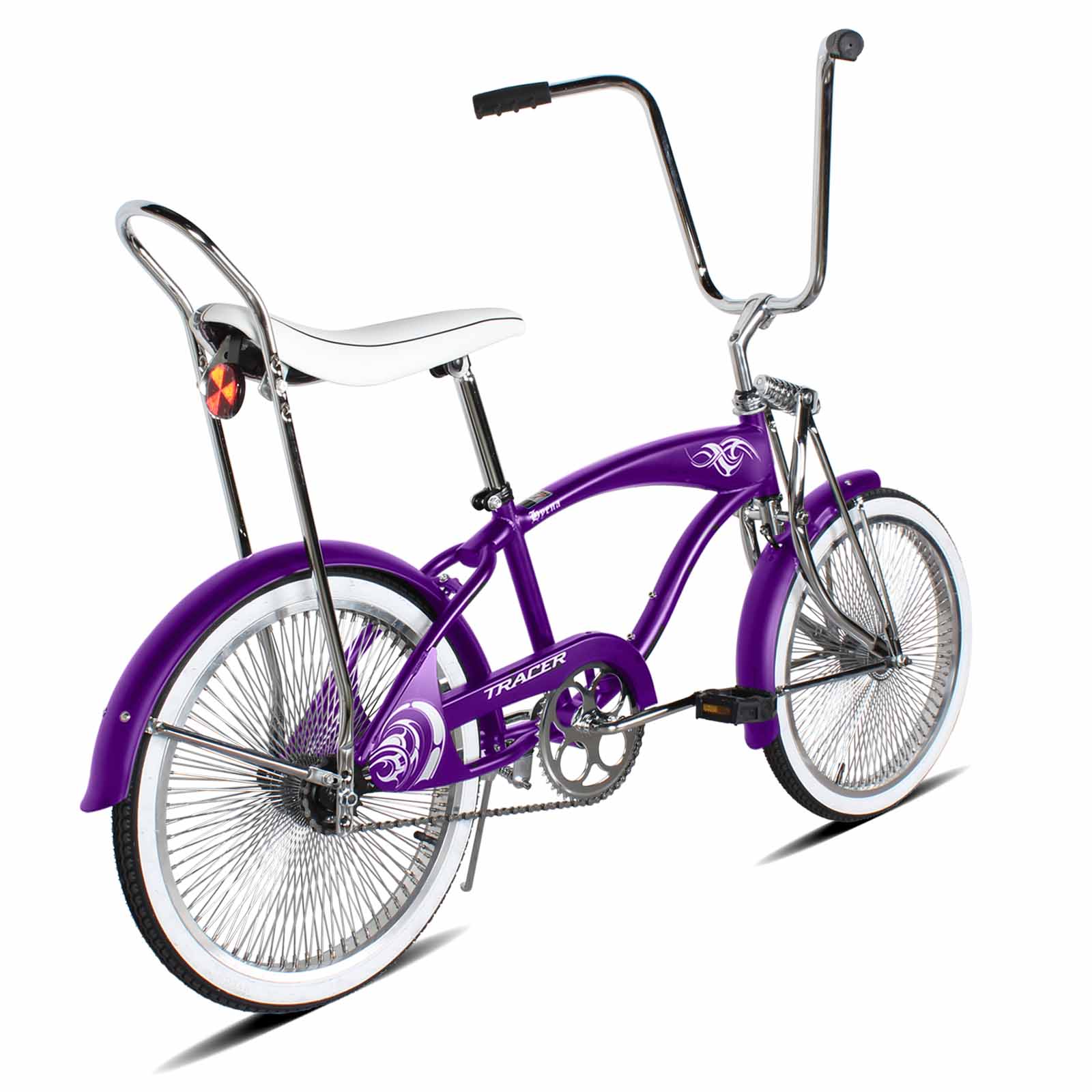 Tracer Bikes Hyena Classic Beach Lowrider Bike with Banana Seat
