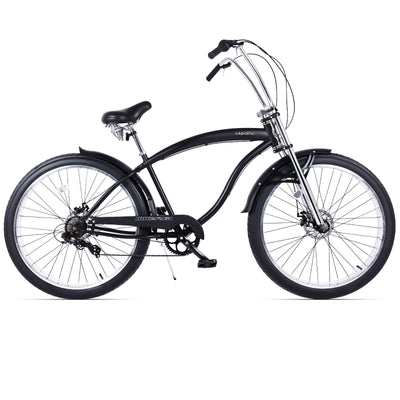 Micargi Largo GT7 29"  7-Speed Beach Cruiser Bike Fat Tire & Disc Brake