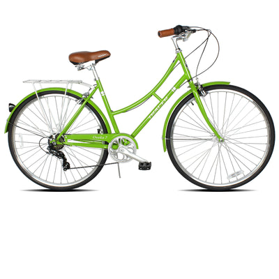 Tracer Osaka 700C 7 Speed Hybrid City Bike with Moon-Type Handlebar for Women - Chico USA, Inc.