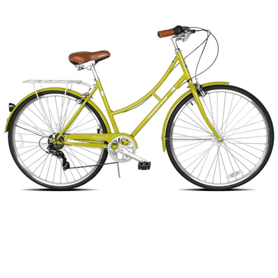 Tracer Osaka 700C 7 Speed Hybrid City Bike with Moon-Type Handlebar for Women - Chico USA, Inc.