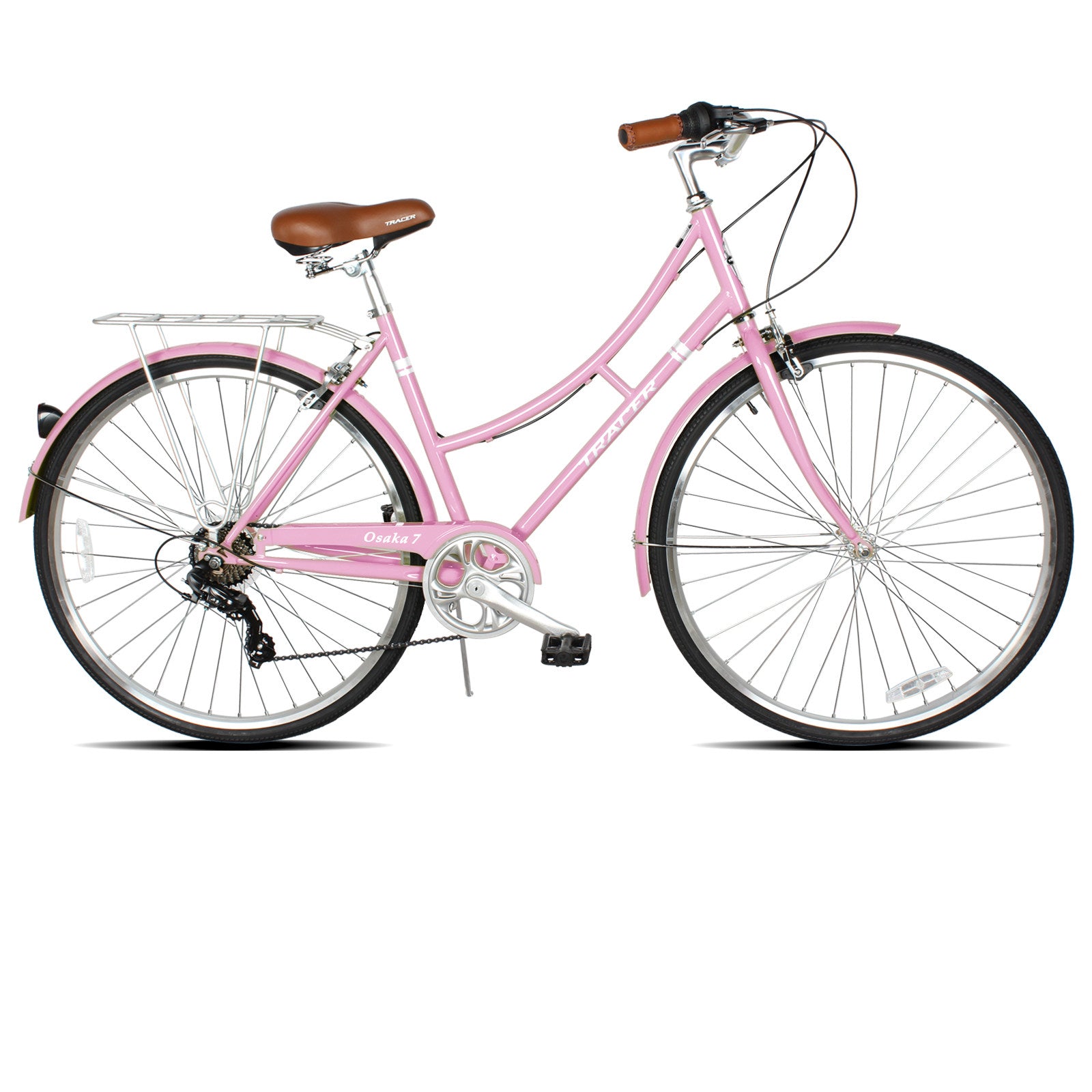 Tracer Osaka 700C 7 Speed Hybrid City Bike for Women